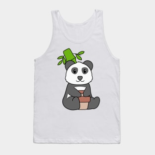 Panda Coffee Tank Top